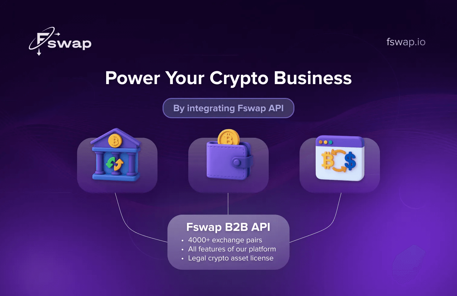 New at Fswap: B2B API Integration for Crypto Projects