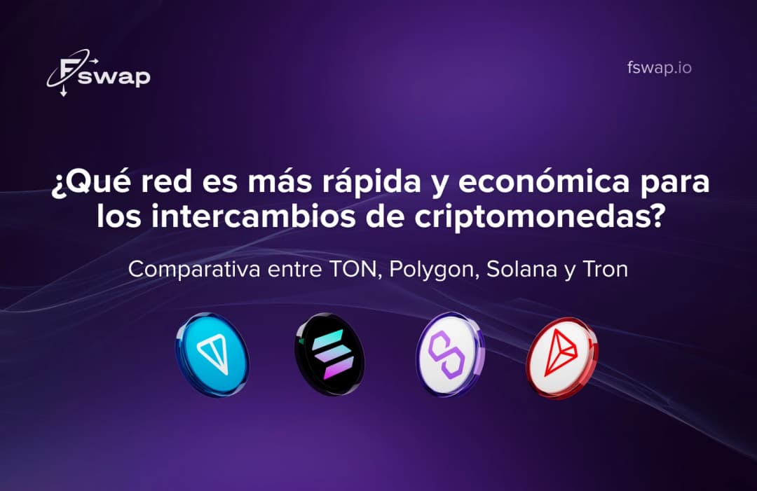 TON, Polygon, Solana y Tron comparadas: ¿qué red es más rápida y barata para los intercambios cripto?