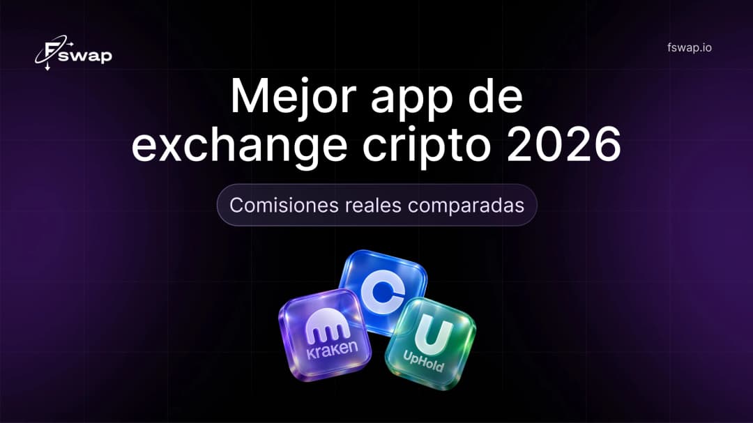 Mejor app de exchange cripto 2026: comisiones reales comparadas