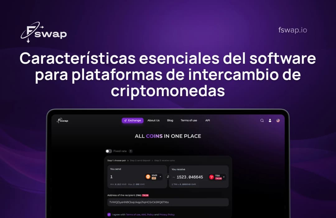 Funciones esenciales del software para exchanges cripto