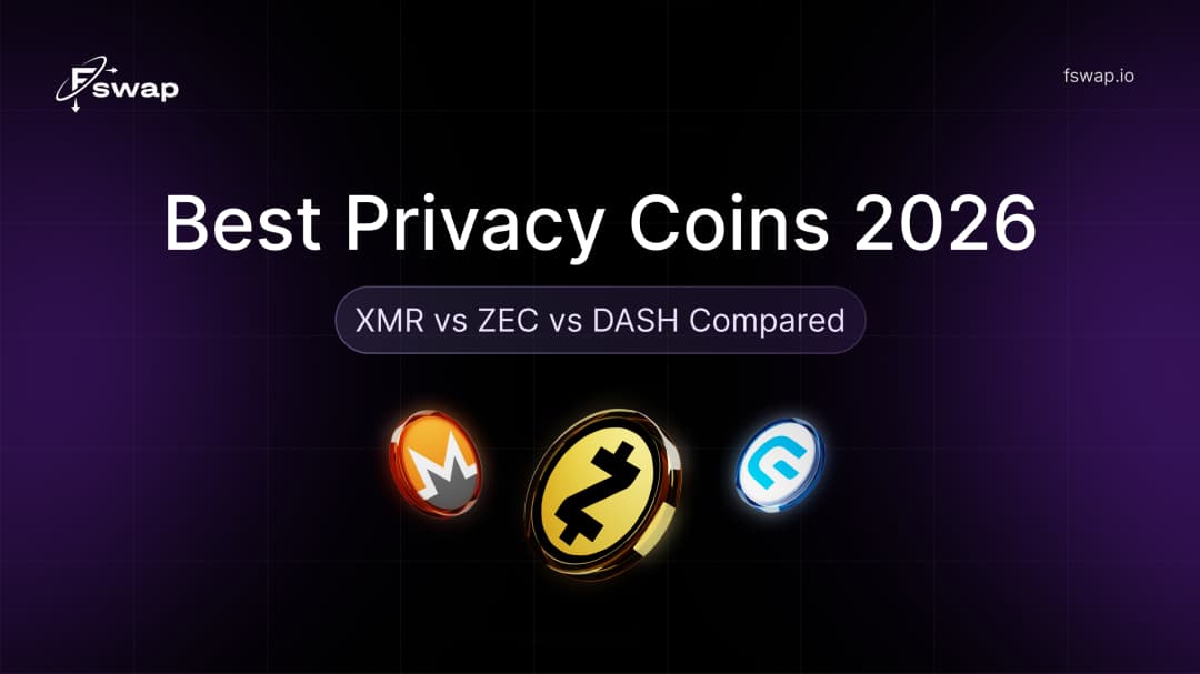 Best Privacy Coins 2026: XMR vs ZEC vs DASH Compared