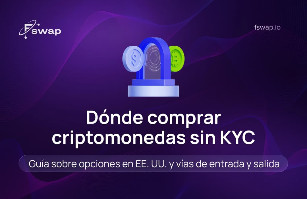 Dónde comprar cripto sin KYC: opciones en EE. UU. y guía de on/off-ramp
