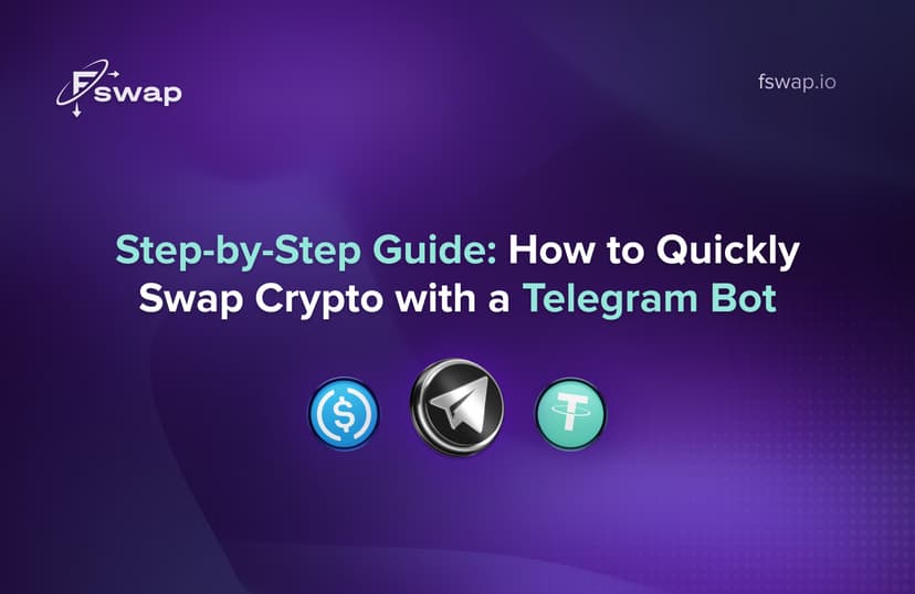 Step-by-step guide — how to quickly swap crypto using a Telegram bot on Fswap
